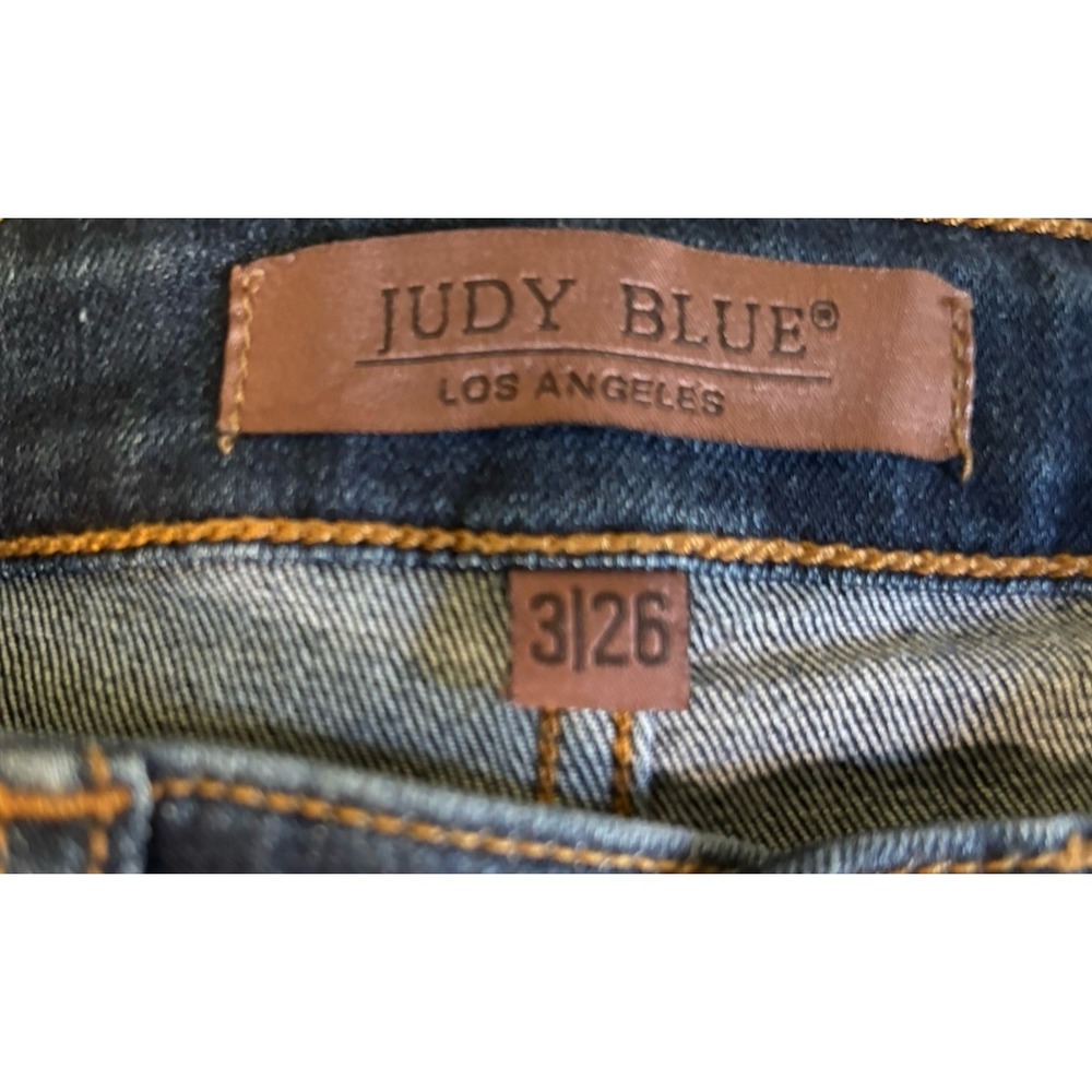 Judy Blue Jeans Skinny Fit Capri Size 3/26 Dark Wash JB72115-DK - Picture 3 of 7